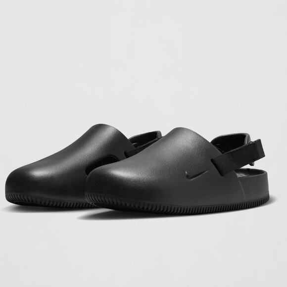 NWT Nike Calm Mule Black Basic Active Slides Mens Size 13 main image 5